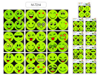 Набор наклеек светоотражающих СМАЙЛЫ 4шт MAZARI M-7214/40/Китай