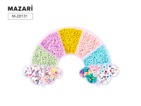 Набор бусин и бисера для творчества №6 Mazari M-20131/60/Китай Набор бусин и бисера для творчества №6 Mazari M-20131/60/Китай