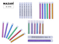 Линейка металлическая 15см с дизайном 6цв Mazari M-9744/24/Китай Линейка металлическая 15см с дизайном 6цв Mazari M-9744/24/Китай