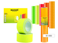 Ценник цветной 350шт 12х21мм 5цв в рулонах Mazari M-1350/10/Китай Ценник цветной 350шт 12х21мм 5цв в рулонах Mazari M-1350/10/Китай