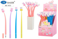 Ручка шариковая "ЗАЙЧИК" 0,5 mm синяя ассорти МС-7072/48/Китай