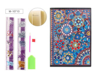 Блокнот с орнаментом для частич выкладки стразами 14,5х20см, 56л Mazari M-10713/Китай Блокнот с орнаментом для частич выкладки стразами 14,5х20см, 56л Mazari M-10713/Китай