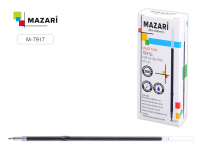 Стержень 107мм 0.7 MAZARI на масл осн СИНИЙ д/автомат ручки игол M-7917-70/100/ Китай