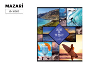 Бизнес-блокнот А5 80л в клетку тв. обл Mazari M-16262/30/Россия