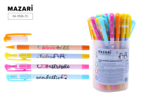 Ручка шариковая Mazari FRIENDS синяя 0,7мм на масляной основе M-7696-70/144/Китай Ручка шариковая Mazari FRIENDS синяя 0,7мм на масляной основе M-7696-70/144/Китай