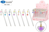 Ручка шариковая "СЕРДЦЕ" синяя МС-7258/40/Китай