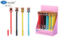 Ручка шариковая "МЕДВЕЖОНОК" на масляной основе ассорти синяя МС-5371/24/Китай