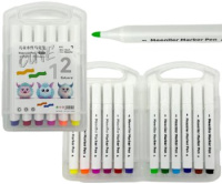 Фломастеры 12цв DG-77 "Монстрики" 1-3мм пулевидный M2301-12 331669/36/Китай