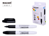 Маркер перманентный 2мм MAZARI HARMONY черный пулевидный M-5001-71/12/Китай