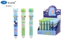 Ручка шариковая автоматическая 10цв "КОТ-МОНСТРИК " 0,5mm ассорти JD-6615/36/Китай Ручка шариковая автоматическая 10цв "КОТ-МОНСТРИК " 0,5mm ассорти JD-6615/36/Китай