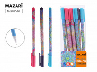 Ручка шариковая Mazari MANDALA, синяя, на масляной основе 0.7 мм M-5480-70/12/Китай Ручка шариковая Mazari MANDALA, синяя, на масляной основе 0.7 мм M-5480-70/12/Китай