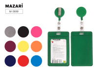 Идентификатор вертикальный TOKEN 68x107мм, кожзам, с держателем-рулеткой (длина 60 см) M-5699