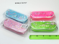 Пенал косметичка WILE 21х8х4см ассорти 6цв Mazari M-9507/12/Китай