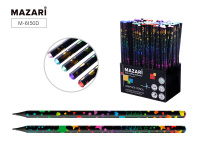 Карандаш ч/г НВ пластик со стразом GALATEA Mazari M-6150D*/72/Китай