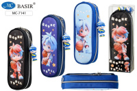 Пенал 1отд + брелок "БАСКЕТБОЛИСТ" ПВХ 2 кармана ассорти 22*8*6см МС-7141/12/Китай Пенал 1отд + брелок "БАСКЕТБОЛИСТ" ПВХ 2 кармана ассорти 22*8*6см МС-7141/12/Китай