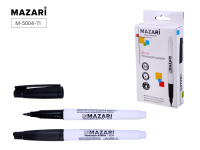 Маркер перманентный 1.5мм BELAR, ЧЁРНЫЙ пулевидн M-5004B-71/12/Китай