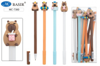 Ручка шариковая "КАПИБАРА" синяя ассорти МС-7380/12/Китай