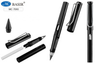 Вечный карандаш с ластиком чёрный пластик корпус 13,7см МС-7093/50/Китай