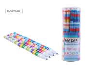 Ручка гелевая Mazari KNITTING синяя со стир чернил игольч 0,5мм туба M-5429-70/24/Китай Ручка гелевая Mazari KNITTING синяя со стир чернил игольч 0,5мм туба M-5429-70/24/Китай