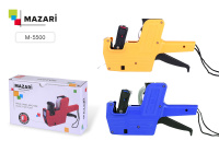 Этикет-пистолет M-5500 однострочный 6 символов в строке Mazari M-5500/1/Китай Этикет-пистолет M-5500 однострочный 6 символов в строке Mazari M-5500/1/Китай