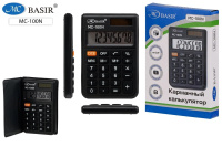 Калькулятор карманный 8-разрядный 9*6см МС-100N/50/Китай Калькулятор карманный 8-разрядный 9*6см МС-100N/50/Китай