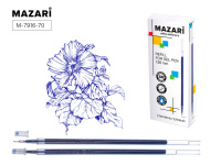 Стержень гелевый MAZARI СИНИЙ игольч пиш.узел 0.5мм 138 мм M-7916-70/50/Китай Стержень гелевый MAZARI СИНИЙ игольч пиш.узел 0.5мм 138 мм M-7916-70/50/Китай