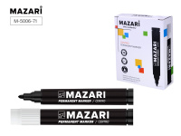 Маркер перманентный 2мм MAZARI CENTRO черный пулевидн M-5006-71/12/Китай