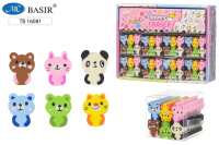 Ластик "ЖИВОТНЫЕ" фигурный-цилиндрической формы 6штук 4,8*2,0см. TB-16081/72/Китай Ластик "ЖИВОТНЫЕ" фигурный-цилиндрической формы 6штук 4,8*2,0см. TB-16081/72/Китай