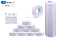 Ценник белый 21*12мм 1000шт МС-701/10/Китай Ценник белый 21*12мм 1000шт МС-701/10/Китай