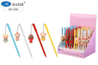 Ручка шариковая "МЕДВЕЖАТА" на масляной основе ассорти синяя МС-5382/30/Китай