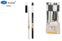 Ручка гелевая со стир чернилами "КОТЁНОК" ассорти 0,5mm синий K9929/12/Китай Ручка гелевая со стир чернилами "КОТЁНОК" ассорти 0,5mm синий K9929/12/Китай