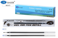 Стержень гелевый игольч черный 129 mm. МС-672/чёрн./12/Китай Стержень гелевый игольч черный 129 mm. МС-672/чёрн./12/Китай