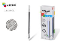 Стержень гелевый MAZARI ЧЕРНЫЙ игольчатый 0.5мм длина 128 мм MAZARI M-7928-71/50/Китай Стержень гелевый MAZARI ЧЕРНЫЙ игольчатый 0.5мм длина 128 мм MAZARI M-7928-71/50/Китай