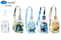 Бейдж вертикальный пластик с лентой "АНИМЕ" 11*6,8см ассорти МС-6644/20/Китай