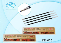 Стержни шариковые PIANO маслян основа игольч 1mm длина 140mm синий PR-675/100/Китай Стержни шариковые PIANO маслян основа игольч 1mm длина 140mm синий PR-675/100/Китай