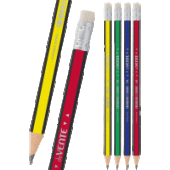 Карандаш ч/г HB "deVENTE"  2мм трёхгран с ластиком пластик ассорти 5032335/12/Россия