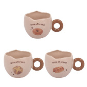 Кружка керамическая 350мл Завтрак ассорти 3 вида КОКОС 231629/Китай