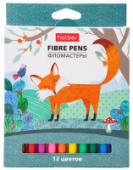 Фломастеры 12цв COLORA Hatber FP_063870/12/Китай