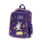 Ранец Berlingo Expert "Bunny dream" 37*28*16см 2отд 2карм анатом спинка RU09002/Китай