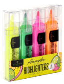 Набор текстовыделителей LOREX Aromatic 1-3,5 мм ассорти скошенный 4 шт/18/ Набор текстовыделителей LOREX Aromatic 1-3,5 мм ассорти скошенный 4 шт/18/