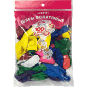 Шар воздушный "deVENTE" 25см 100шт цвета ассорти 9061700/Китай Шар воздушный "deVENTE" 25см 100шт цвета ассорти 9061700/Китай