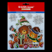 Набор наклеек ErichKrause® Decor Медвежата 18х23см 50885 разноцветный