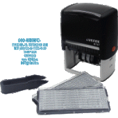 Датер самонаборный "deVENTE" 8727 6-ти строчный 60x40мм с кассами и пинцетом 4111307/Китай Датер самонаборный "deVENTE" 8727 6-ти строчный 60x40мм с кассами и пинцетом 4111307/Китай