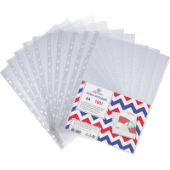 Вкладыши A4 35мкм "Attomex" "апельсиновая корка" 100шт 3050917/Китай