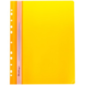 Скоросшиватель А4 пластик с перфорацией Berlingo желтый/10/Китай Скоросшиватель А4 пластик с перфорацией Berlingo желтый/10/Китай