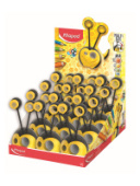 Точилка 2отв Maped Croc Croc Universal (Пчёлка) с контейнером жёлтая 017811/12/Франция