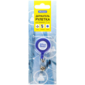 Держатель-рулетка для бейджей 75см синий OfficeSpace 284662/Китай