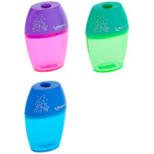 Точилка MAPED пластиковая Shaker 1 отверстие контейнер ассорти 534753/25/Франция