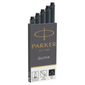 Картриджи чернильные Parker "Cartridge Quink" черные 5шт 1950382/12/Франция