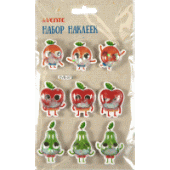 Набор объемных наклеек "deVENTE. Shake me. Fruit" 11,5x15,5см 8002044/Китай